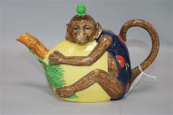A Minton Archive Collection Monkey teapot, with certificate